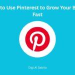 Pinterest logo, a red 'P' inside a white circle, on a blue background, representing a guide to brand growth.