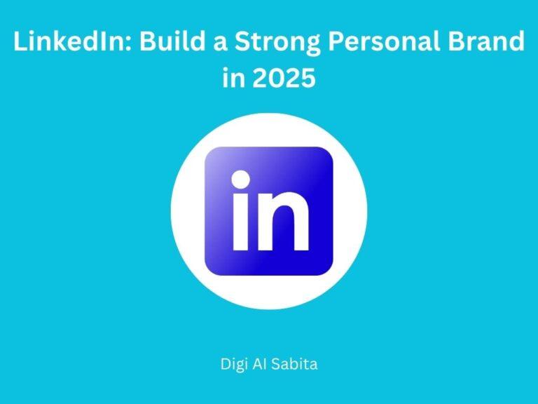 LinkedIn logo representing building a strong personal brand in 2025.