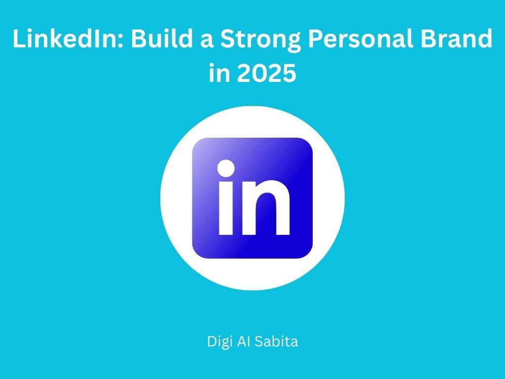 LinkedIn logo representing building a strong personal brand in 2025.