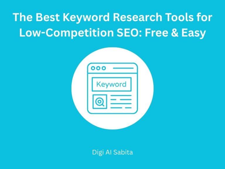 Keyword research tools: Browser window with 'Keyword' and magnifying glass, symbolizing tools for finding keywords.
