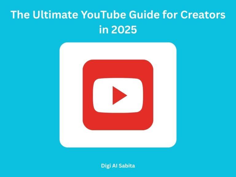 YouTube logo, representing an ultimate YouTube guide for creators in 2025.